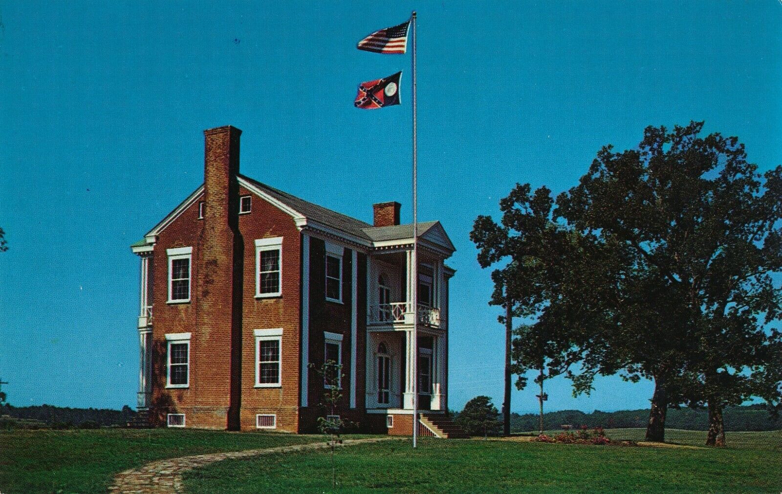 Chief Vann House near Dalton, Georgia GA vintage unposted postcard