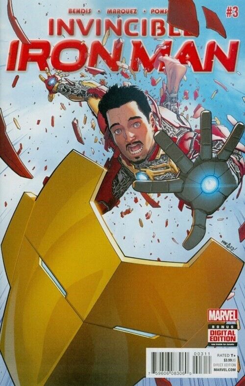 Invincible Iron Man (2015) #3 VF- Stock Image