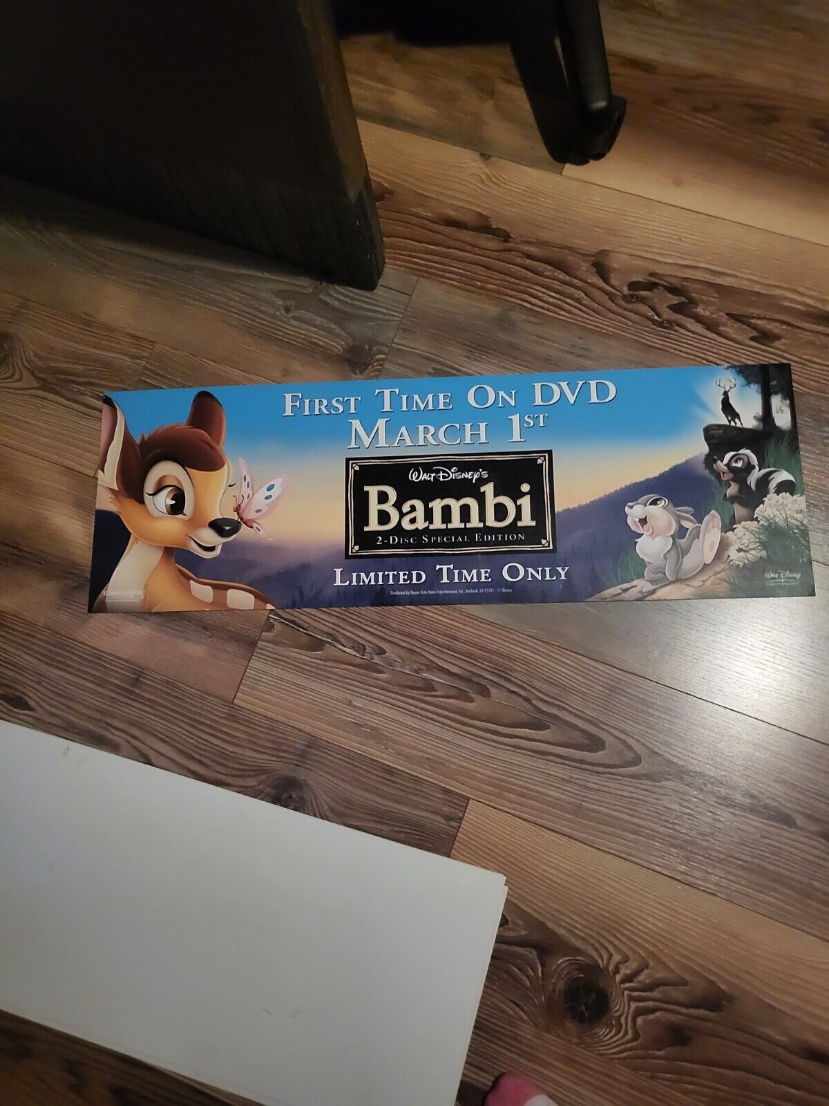 Disney Bambi Bus Sign