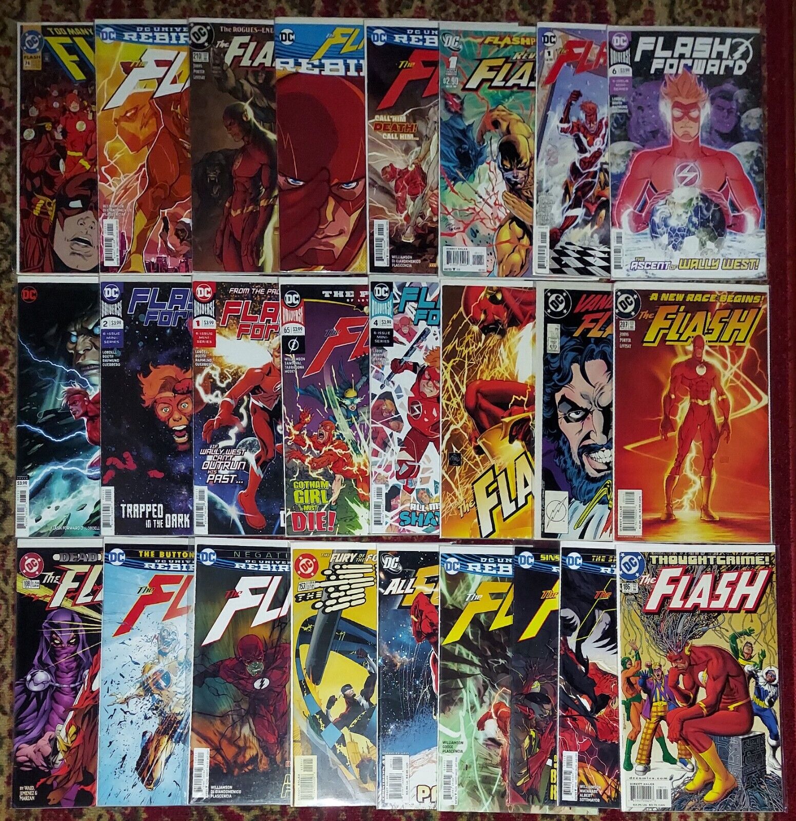 THE FLASH Comic Book Lot (25 Issues) DC Comics