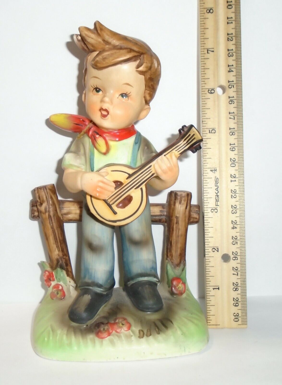 Antique Vintage Porcelain ceramic Boy Figurine made in Japan M6501