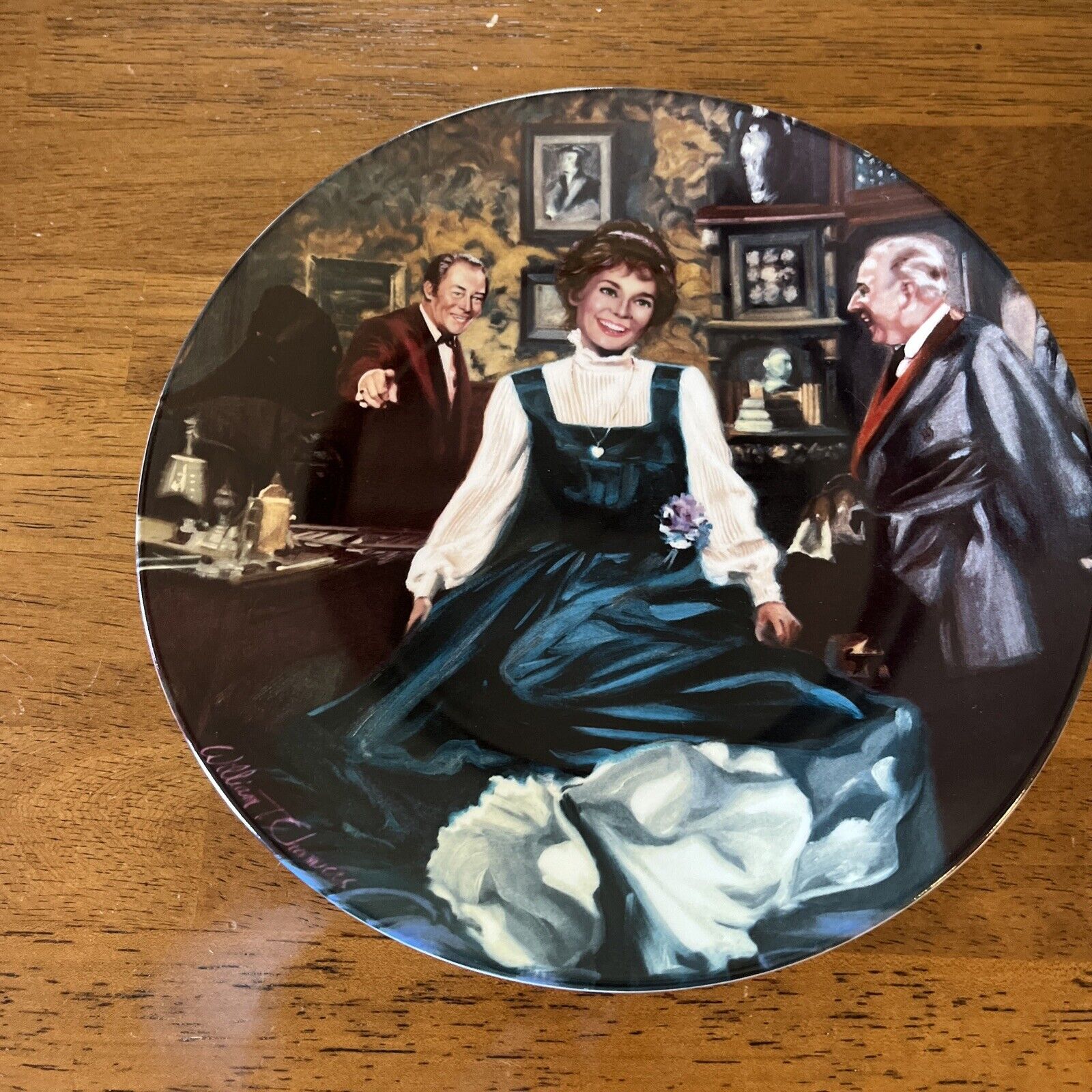 My Fair Lady 1989 Plate, “The Rain in Spain” by William Chambers, #3859A