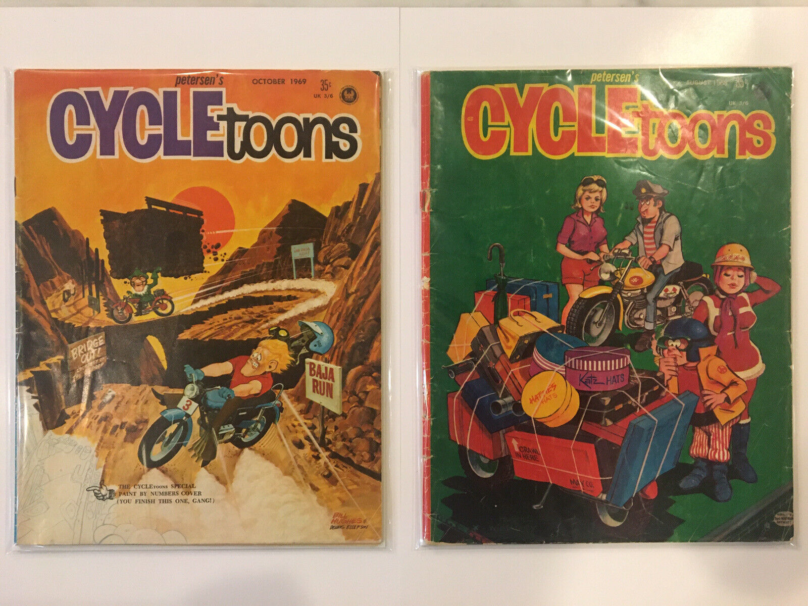 CycleToons Magazines, Lot Of 2 (#4 & #11)