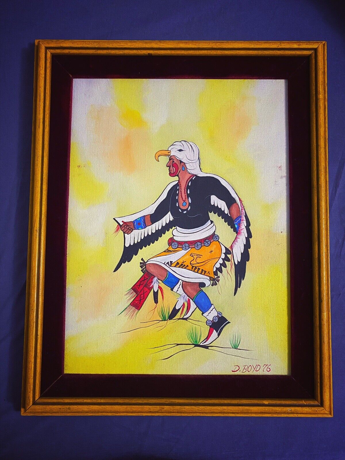 Native American War Dance Painting