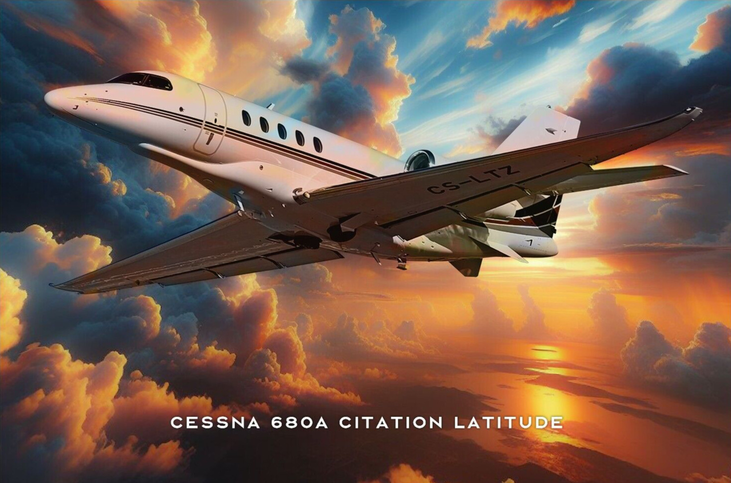 Cessna Citation Latitude Poster 24\