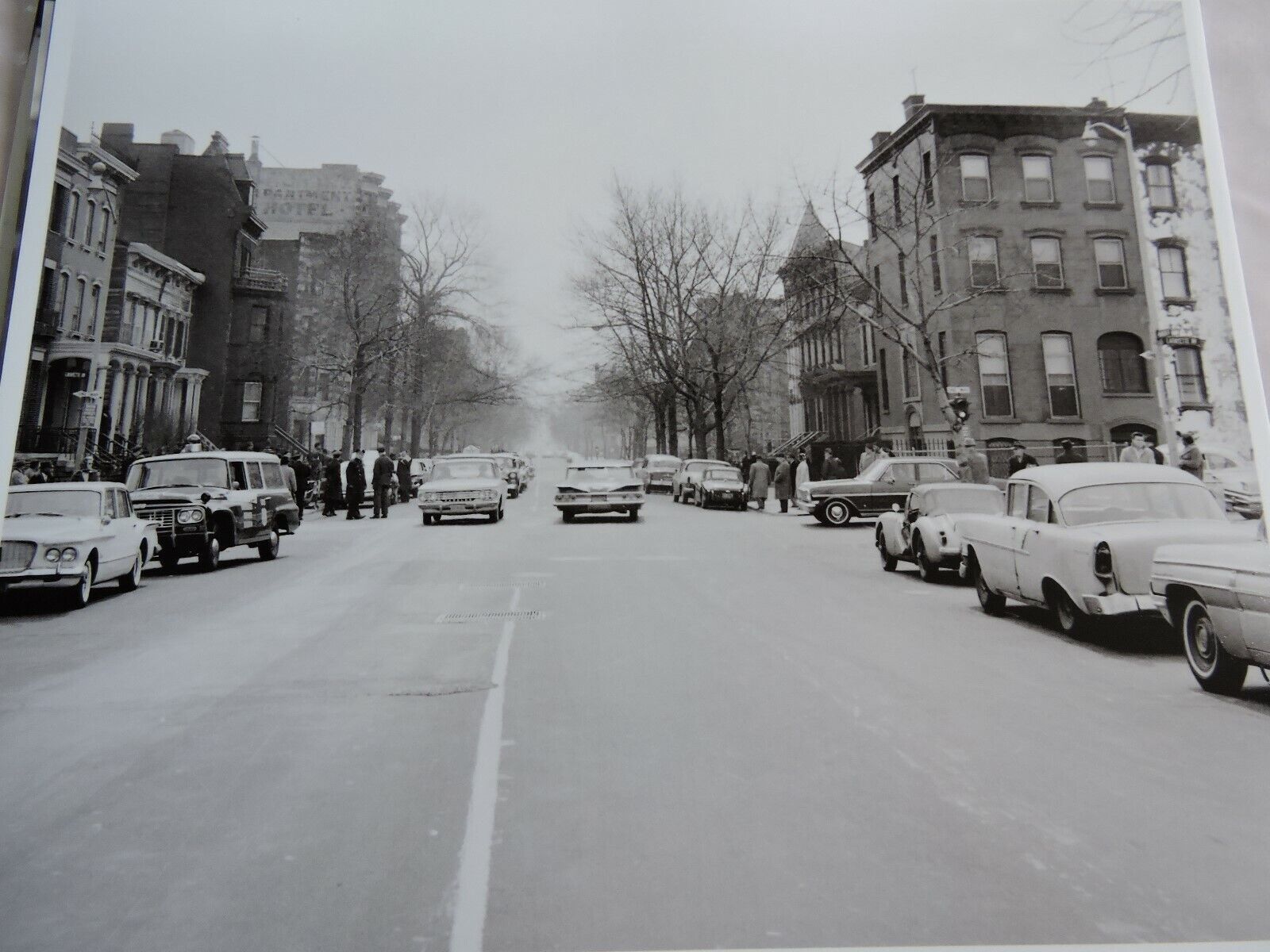 1963 Washington Av South to Lafayette Bed-Stuy Brooklyn NYC NYPD Photo Reprint