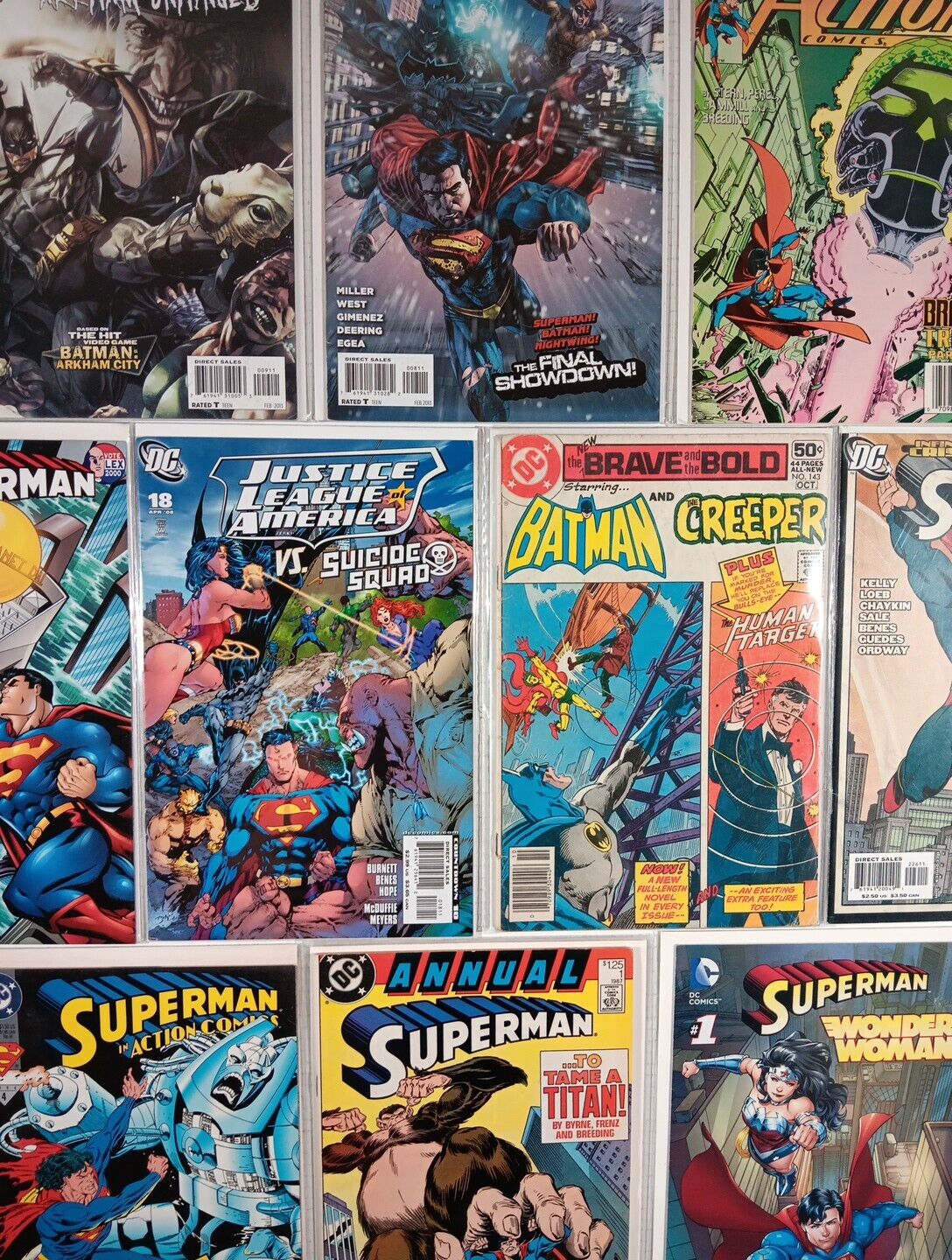 DC Batman Superman Comic Book Lot