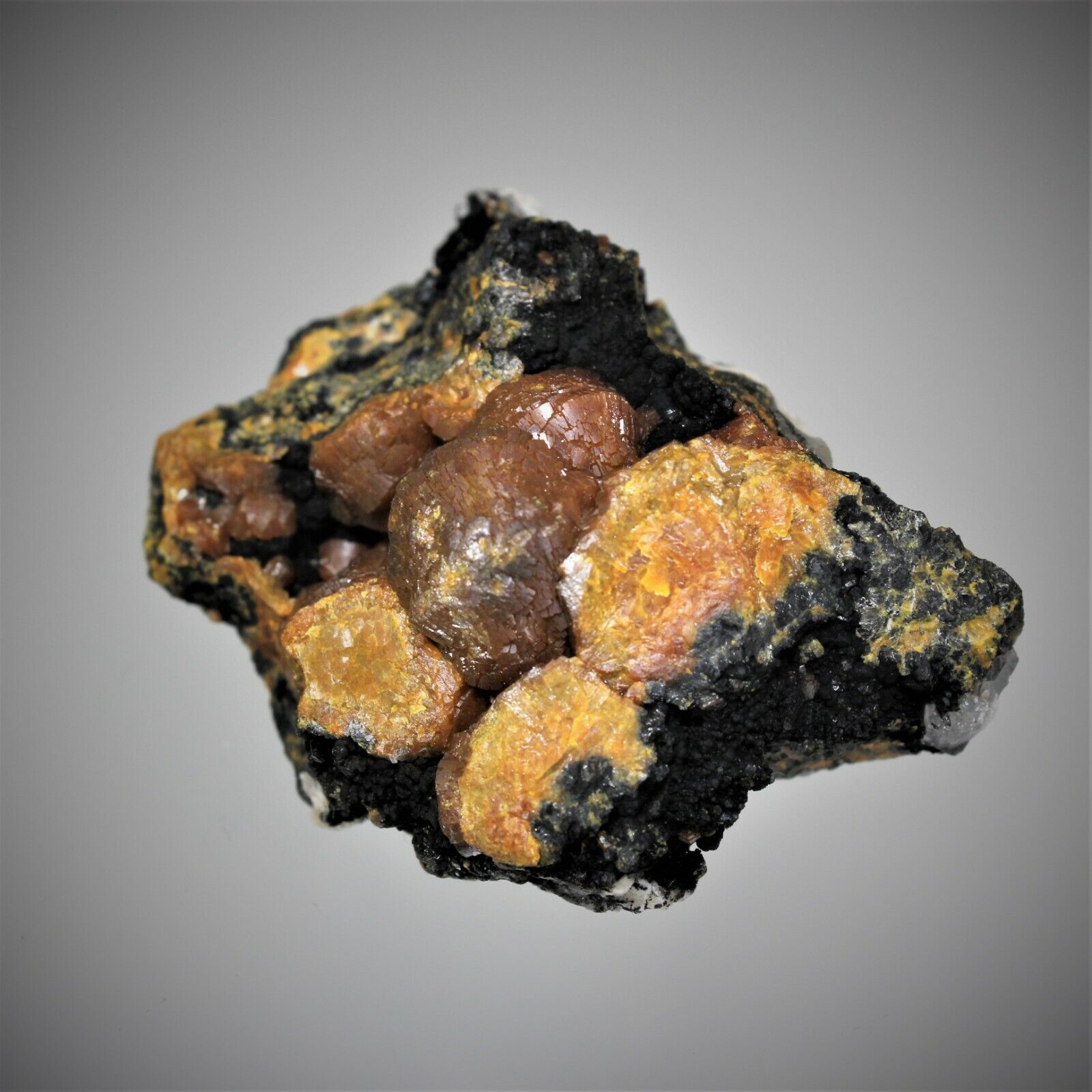 Mimetite var. Campylite. Dry Gill Mine, Cumbria, England. #3799