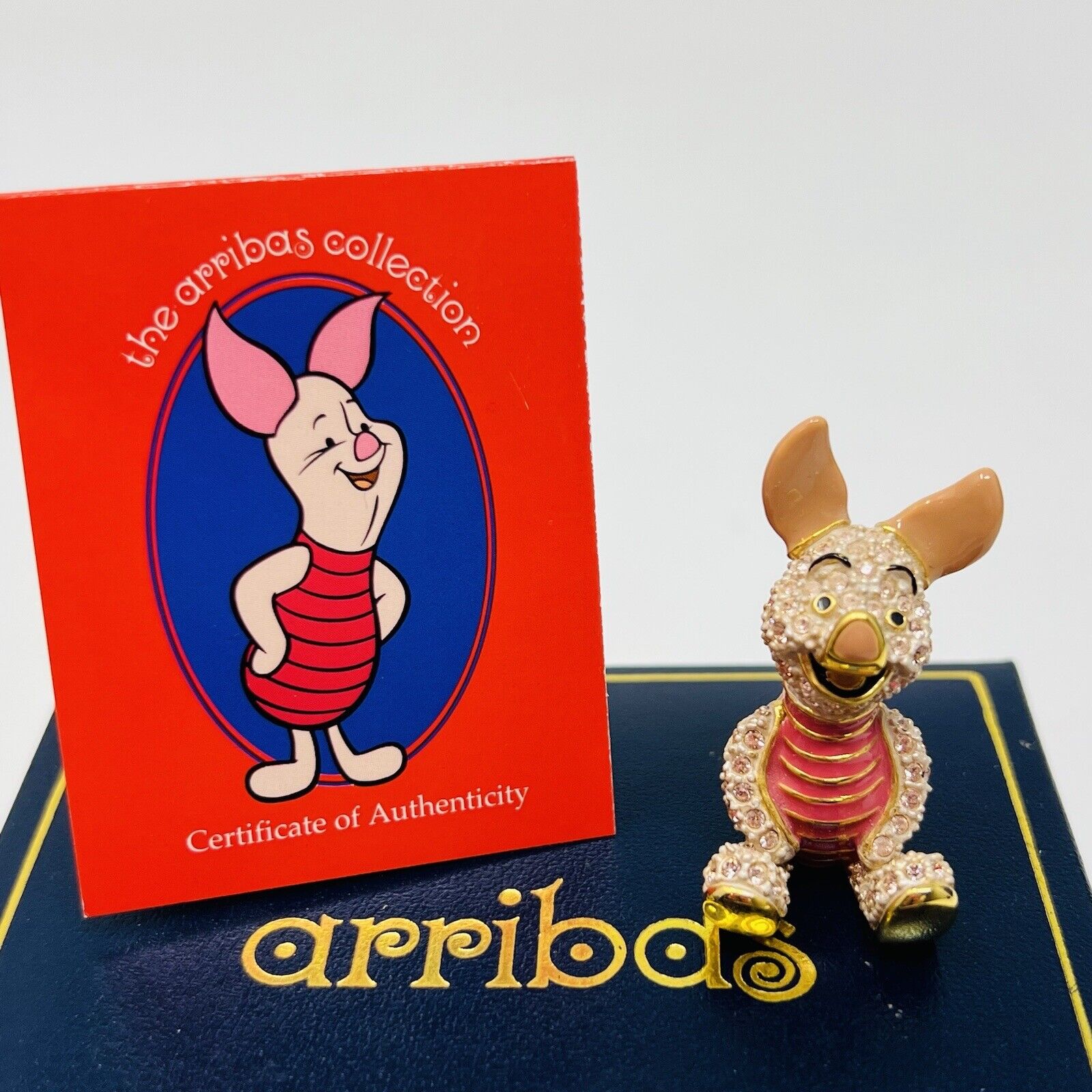 Arribas Brothers Disney Limited Edition Piglet Jeweled Swarovski Figurine