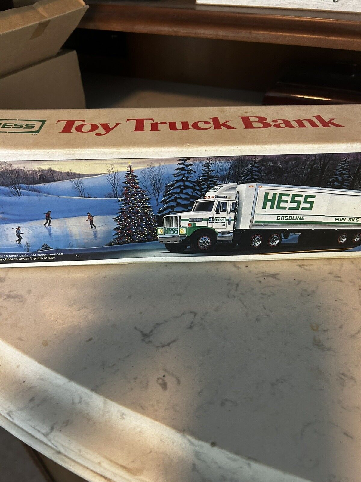 Vintage 1978 Hess Toy Truck w/ 3 Barrels Original Box