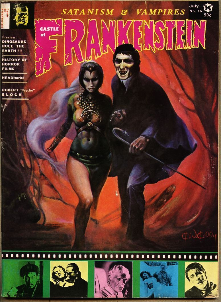 Castle Of Frankenstein #16-1971 vg 4.0 Monster Magazine Gothic Dark Shadows
