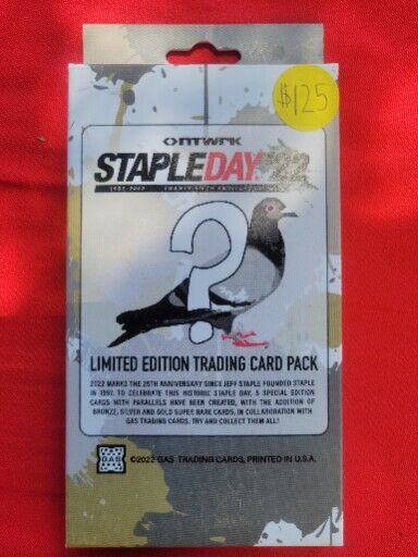 G.A.S. Trading Cards Moments 2022- Staple Day Sealed Pack Jeff Staples