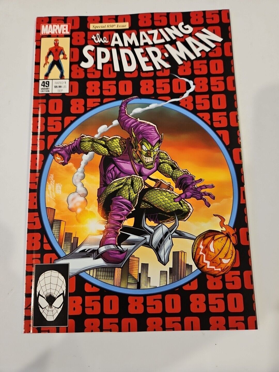 Amazing Spider-Man #49 ComicXposure Ron Lim Trade Variant ASM #300 Homage 2020