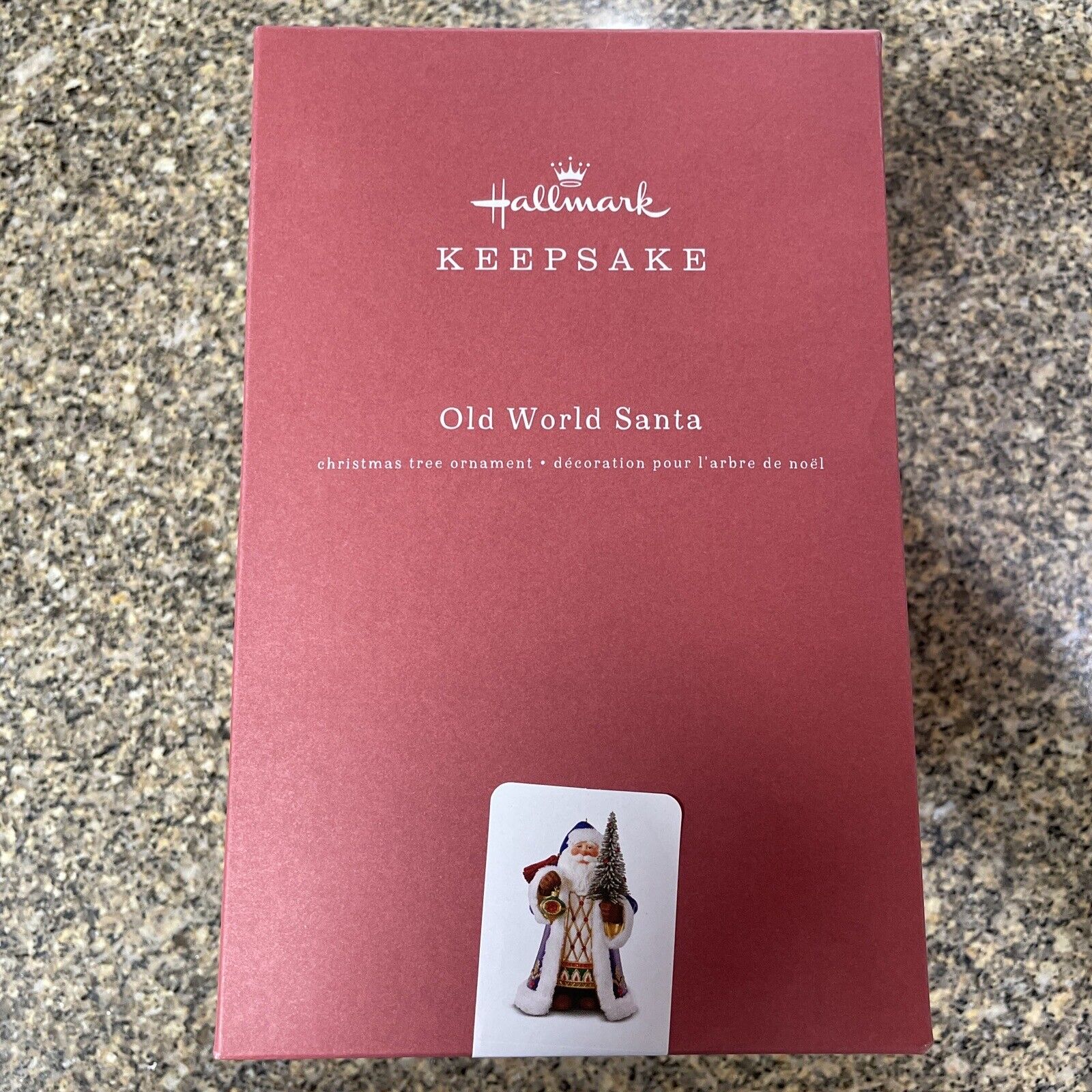 2018 Hallmark Keepsake Old World Santa Porcelain Premium Ornament 5.5\
