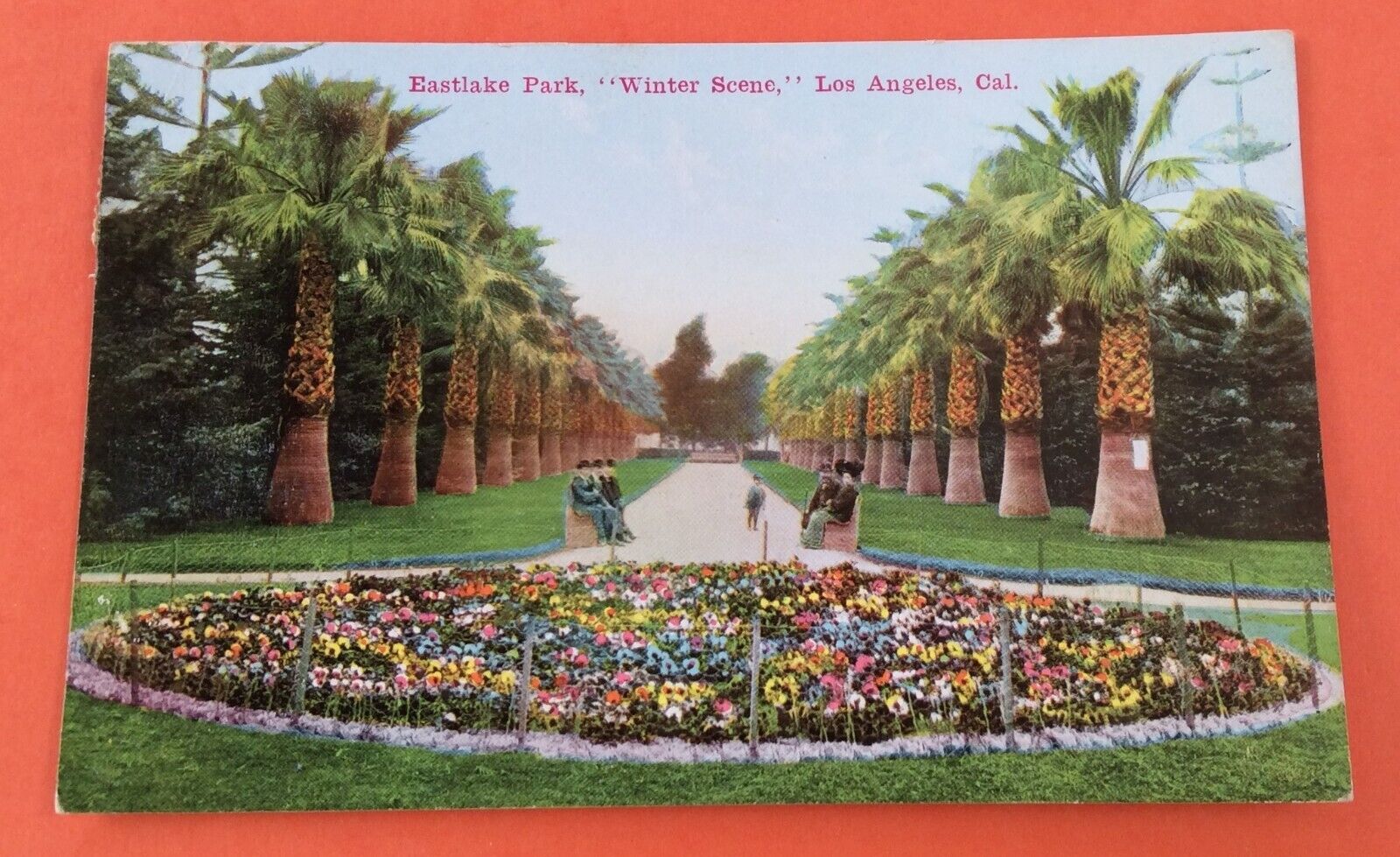 Antique California Postcard - 1912 LA Postcard w/ Panama Pacific Expo Cancel