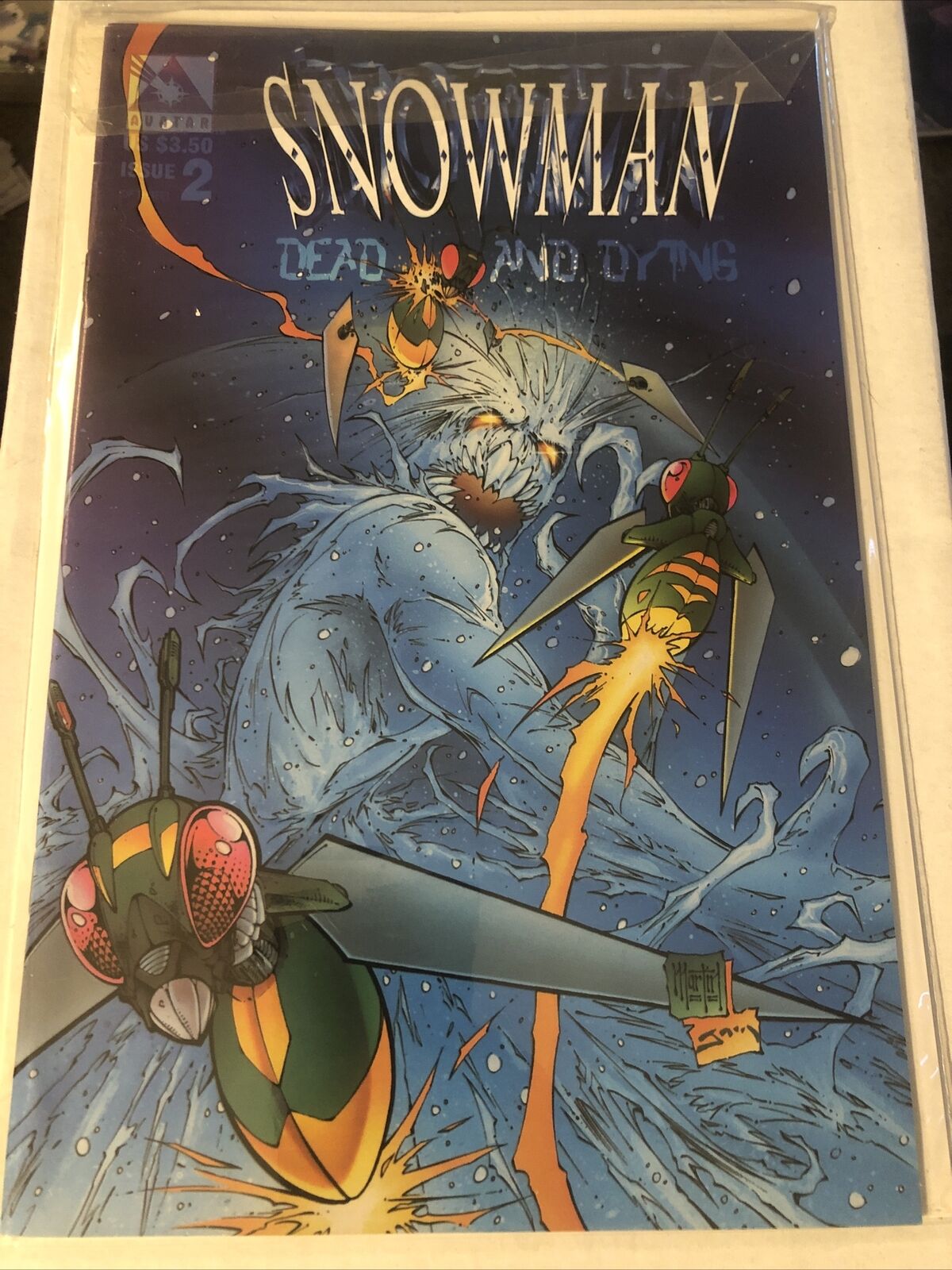 SNOWMAN DEAD AND DYING #2 AVATAR Matt Martin COMIC BOOK