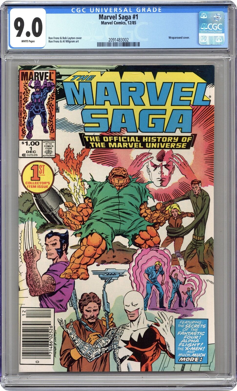 Marvel Saga #1 CGC 9.0 1985 2091483002