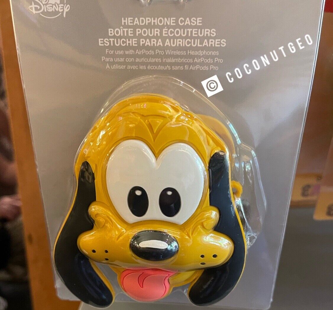 2024 Disney Parks Pluto Airpod Pro Wireless Headphones Case New