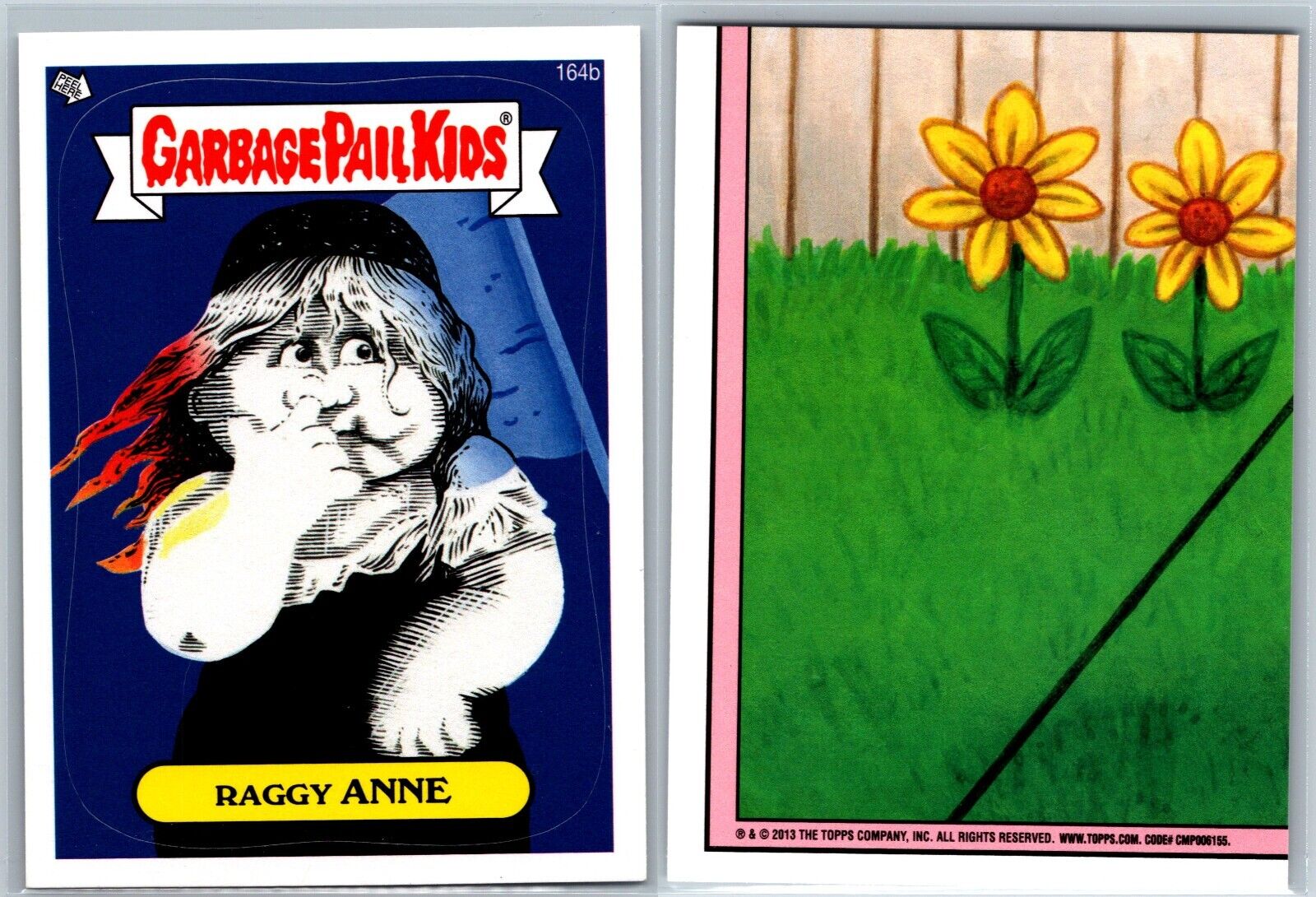 Les Misérables Movie Garbage Pail Kids Spoof Card GPK Raggy Anne 164b