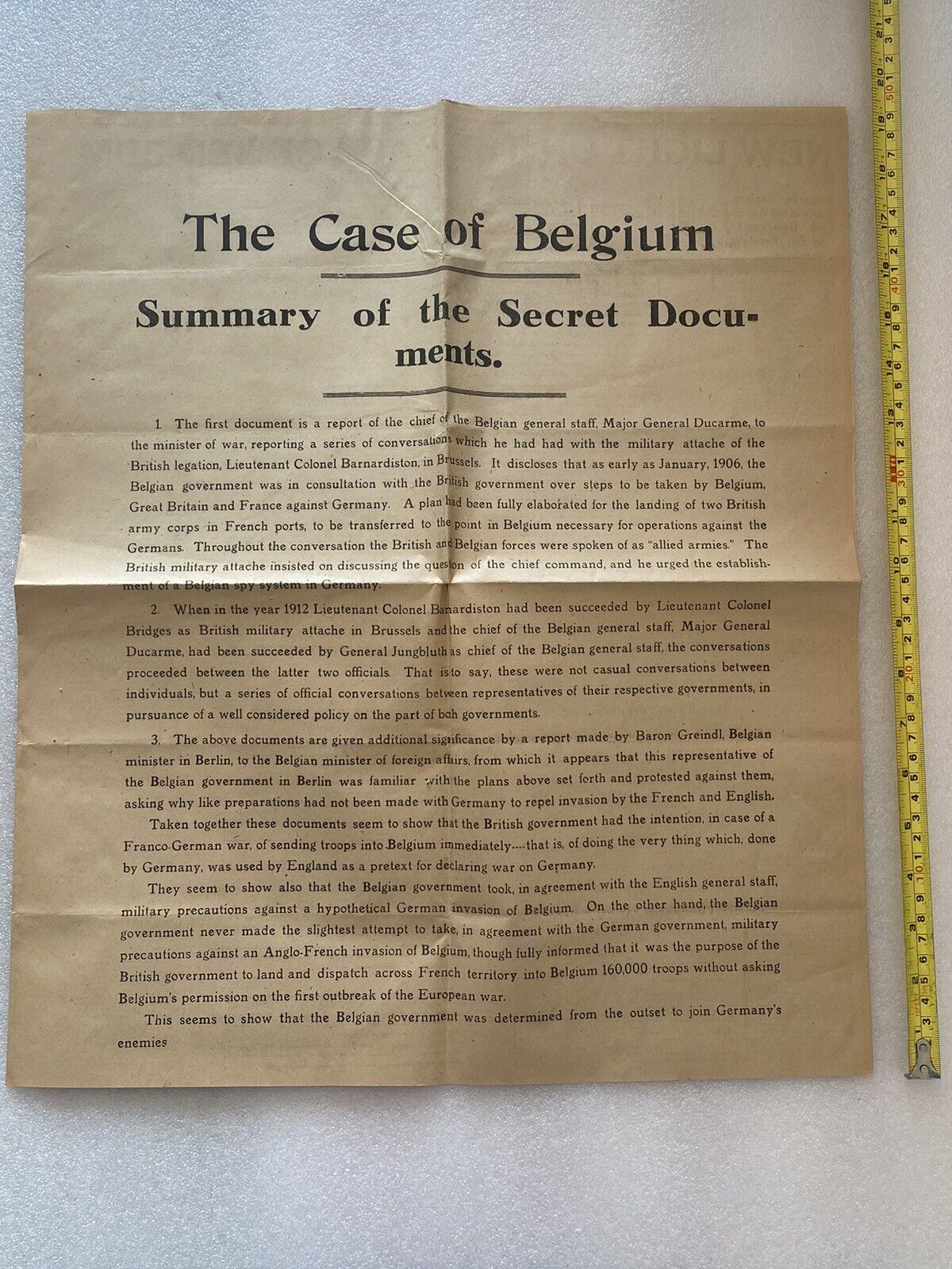 Rare Bernhard Dernburg Case of Belgium Brussels Occupation Secret Documents WW1