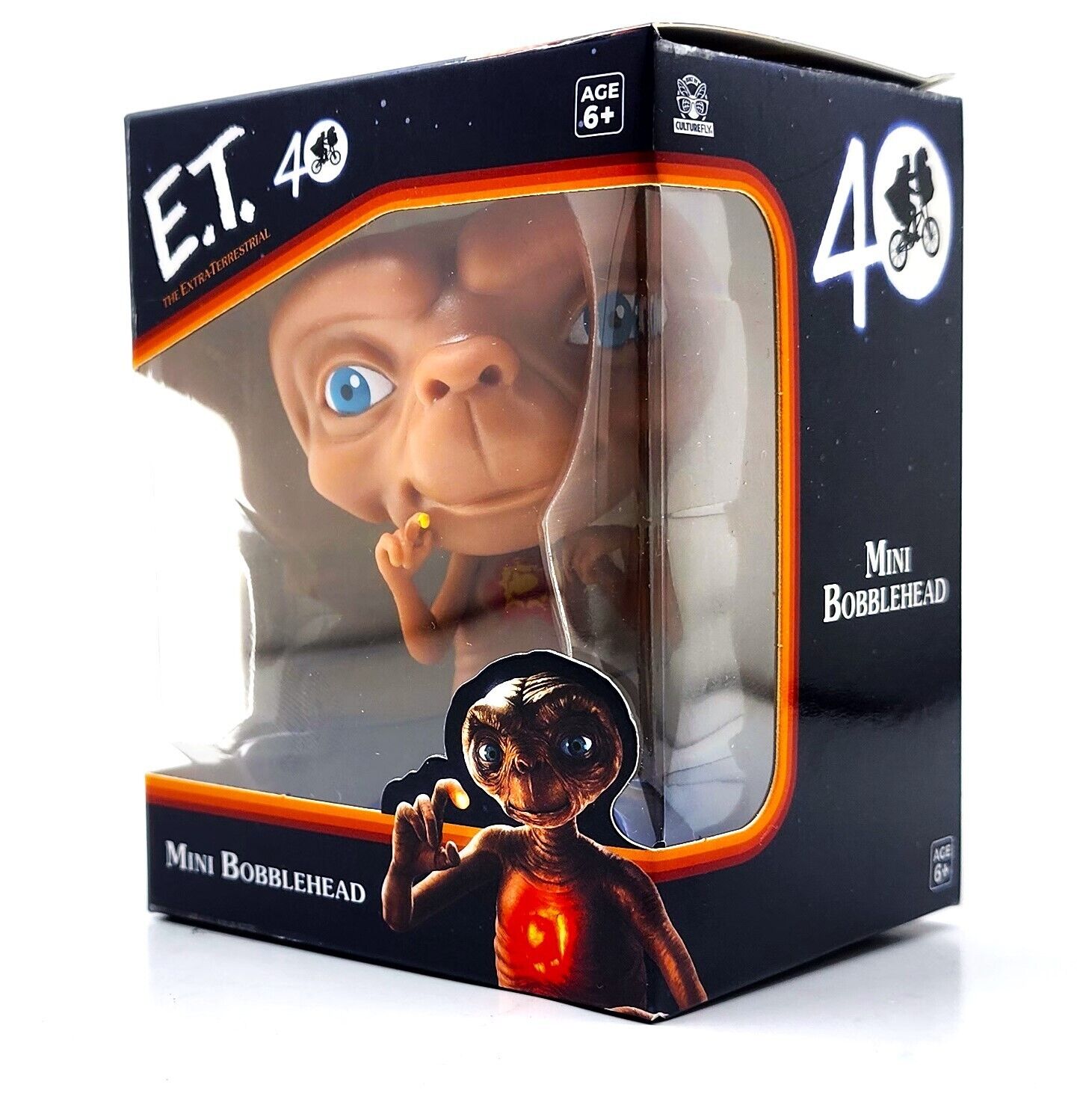 E.T. Extra Terrestrial Mini Bobblehead 40th Anniversary Universal Culturefly 3.5