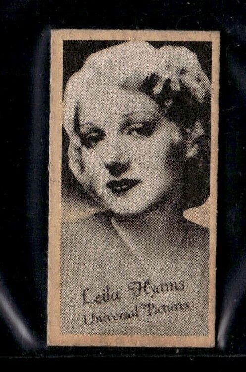 1935 Peerless Scales- Leila Hyams - Movie Stars Cards - Universal Pictures