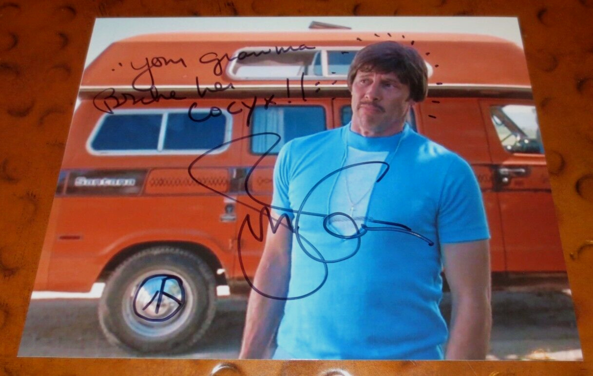 Jonathan Gries signed autographed 8x10 photo as Uncle Rico in Napoleon Dynamite