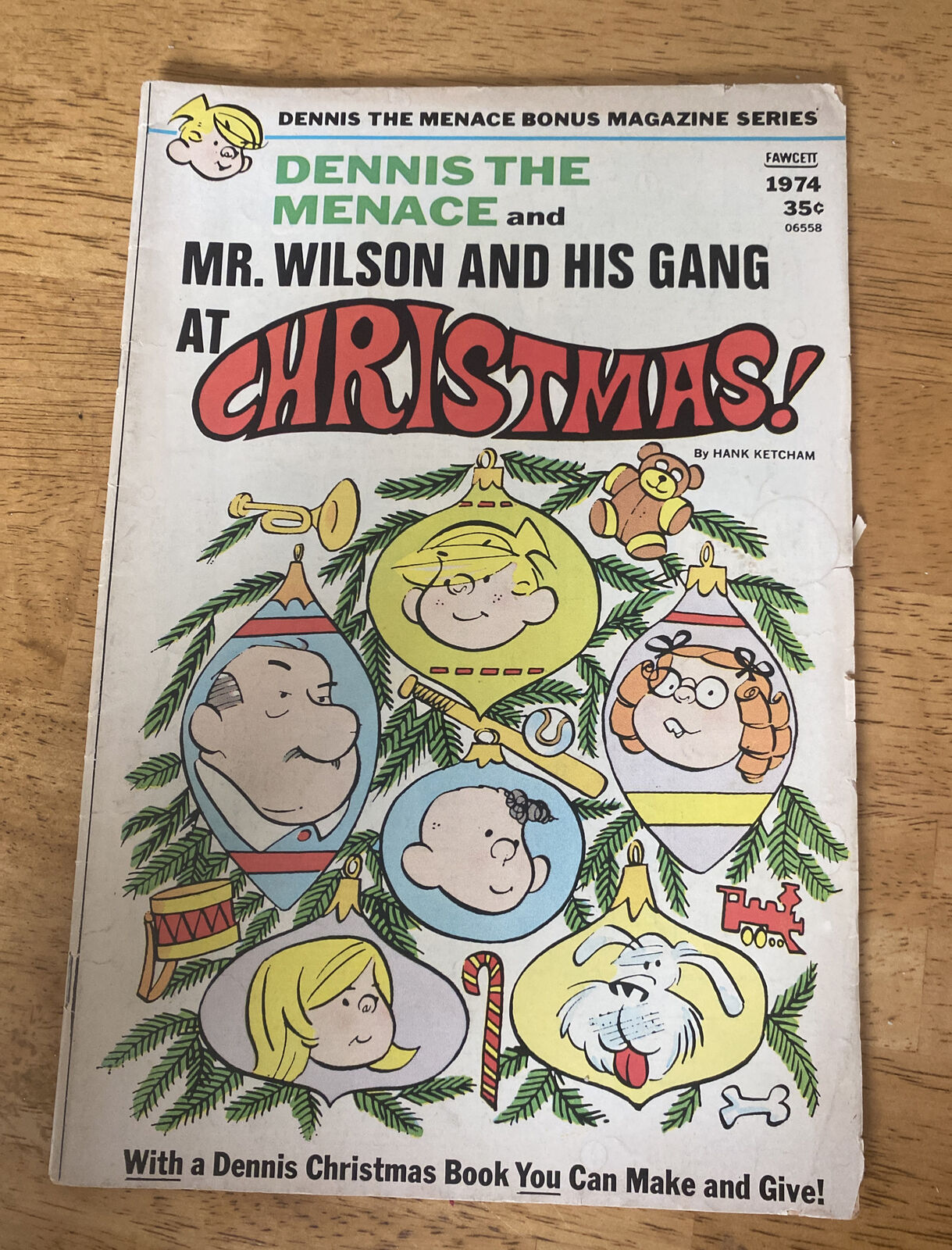 Dennis The Menace 1974 Mr. Wilson &  His Gang At Christmas Good Condition Comic