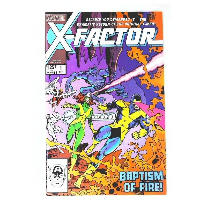 X-Factor (1986 series) #1 in Near Mint minus condition. Marvel comics [o:
