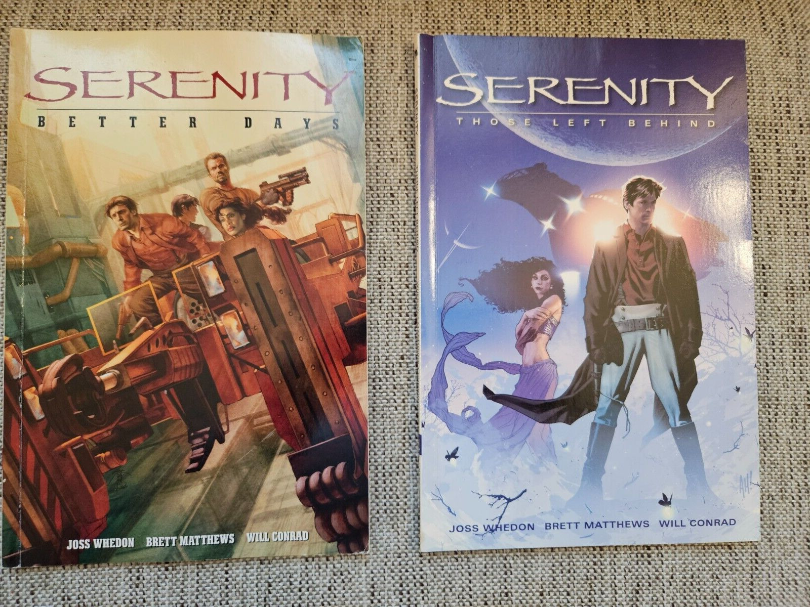Serenity, Vol. 2, Better Days, by Brett Matthews (2008, Paperback) & Vol. 1