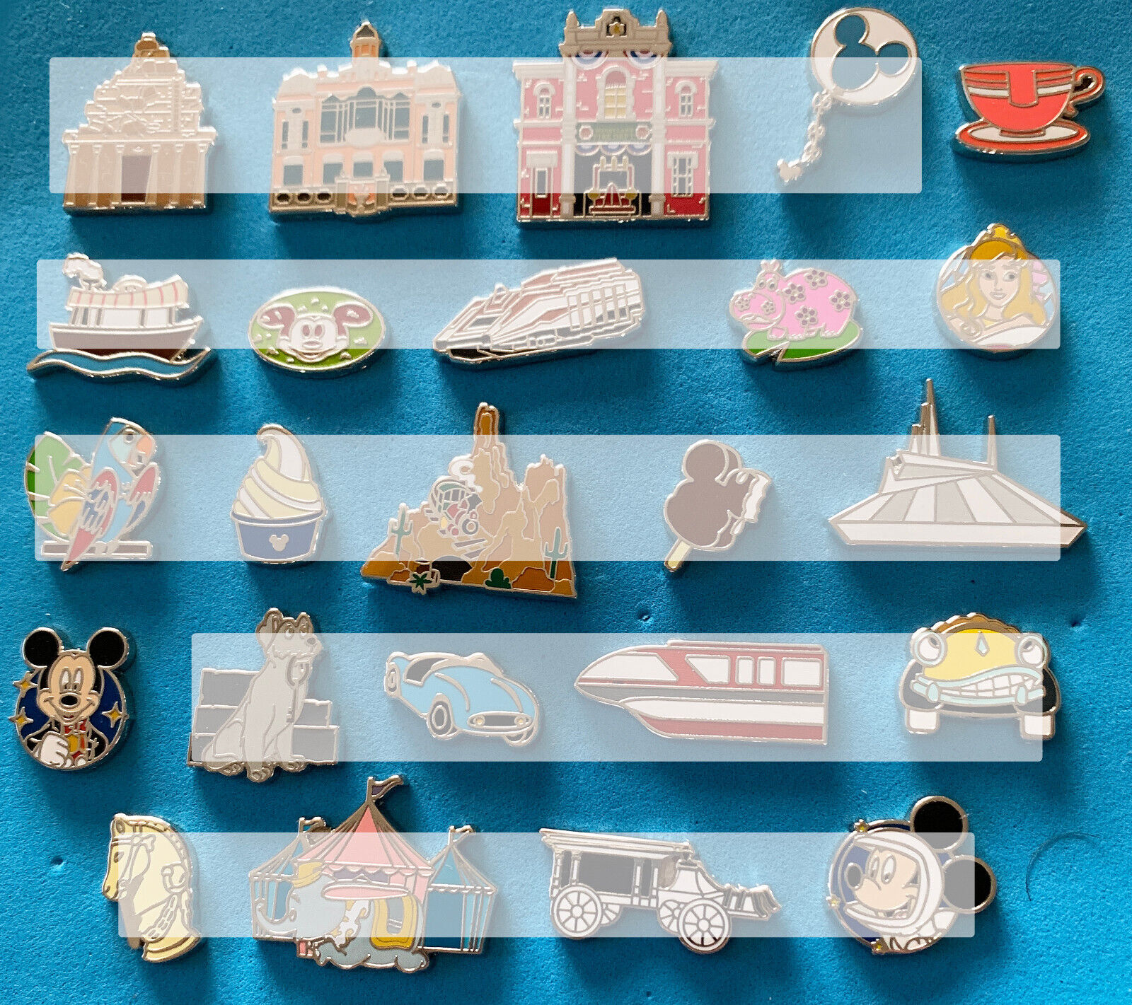Disneyland Tiny Kingdom Series 3 Mystery Pins - You Pick from 15