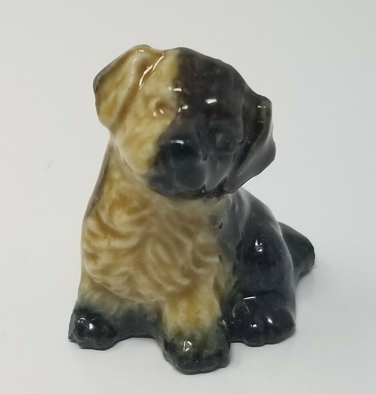 Figurine Mongrel Dog Wade Whimsies English Porcelain Miniature 3 
