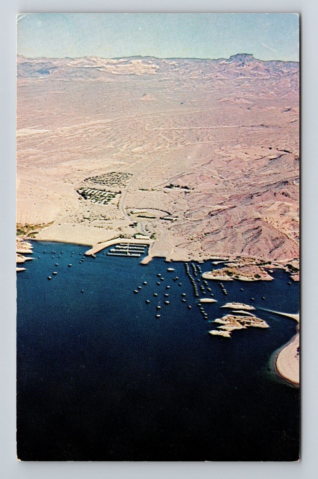 Bullhead AZ-Arizona Colorado Riviera Homesites Lake Mohave Vintage Postcard