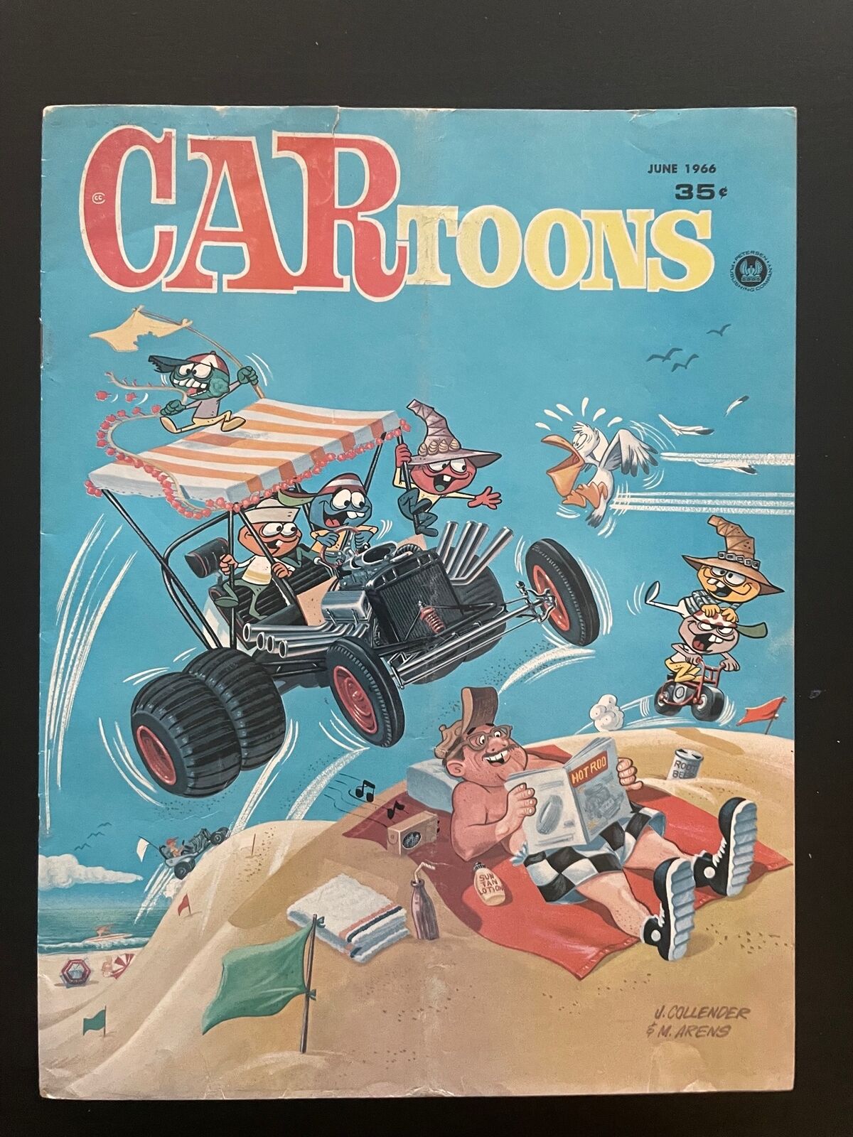 CARtoons #29 June 1966 Kenneth M. Bayless, Petersen Publishing Comic Comix