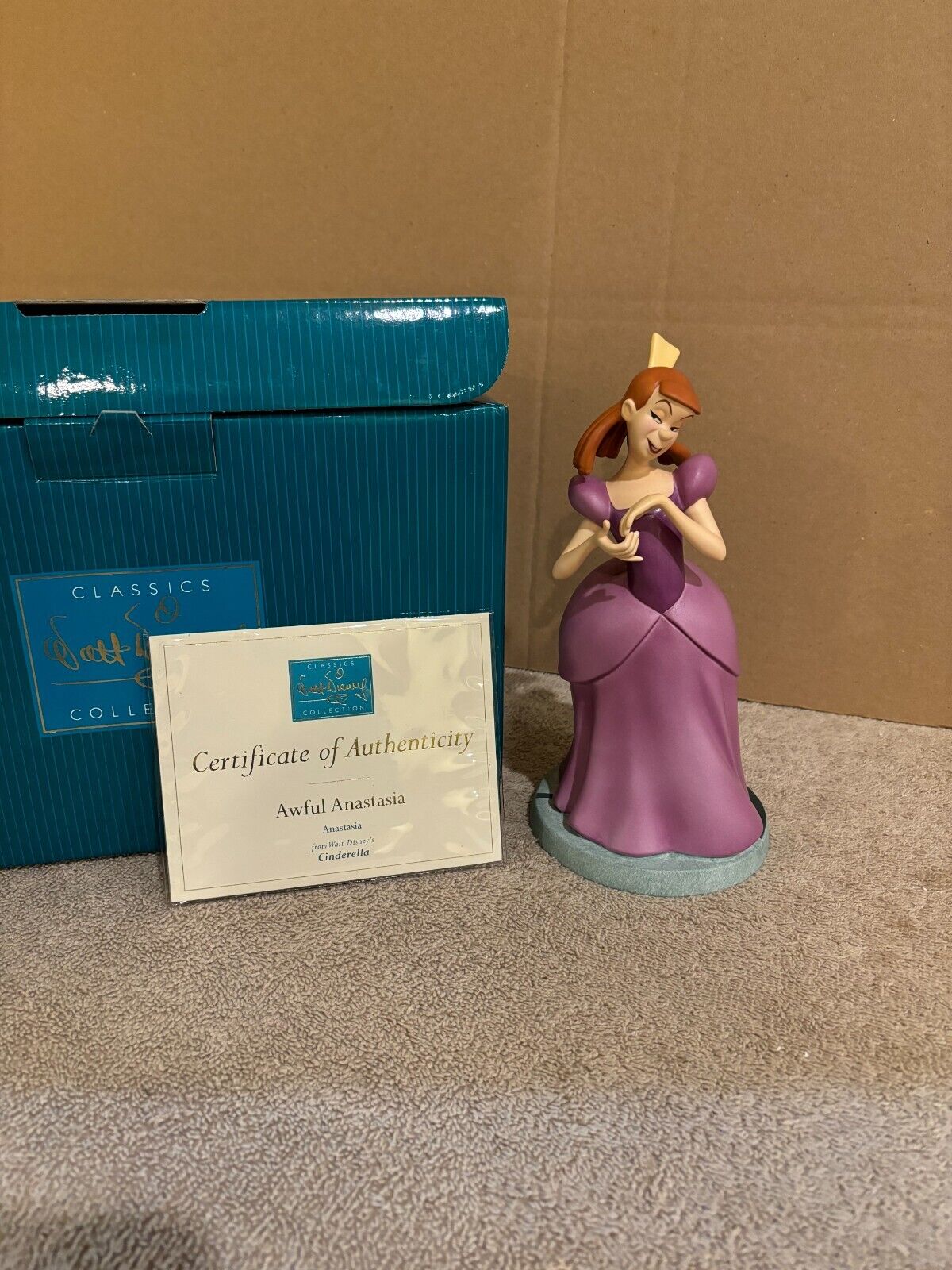 WDCC Cinderella -  Awful Anastasia + Box & COA