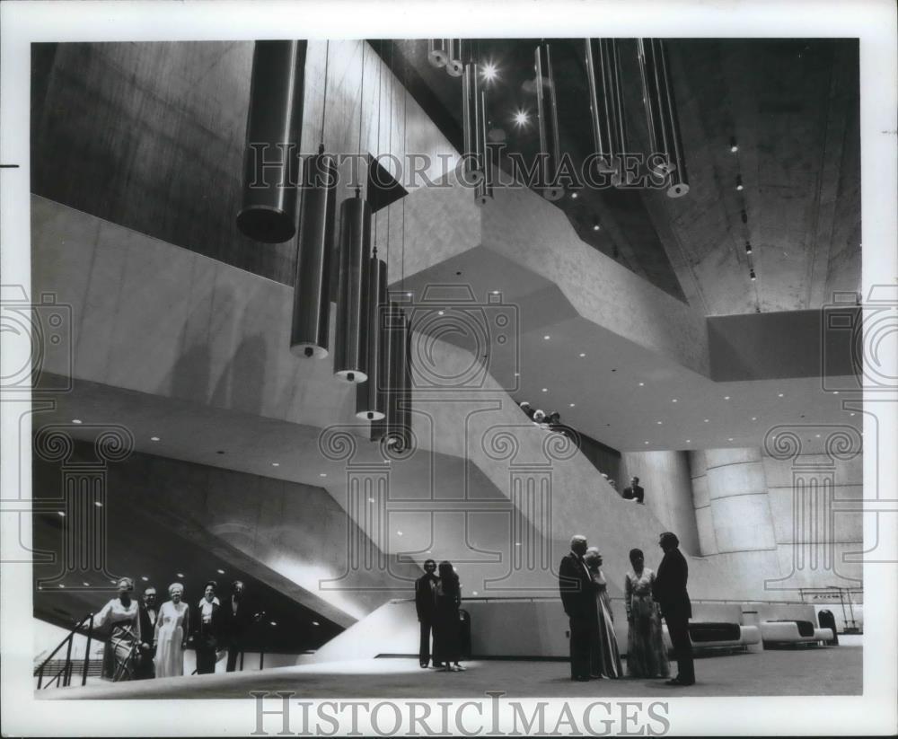 1974 Press Photo The Edwin J. Thomas Performing Arts Hall in Akron, Ohio