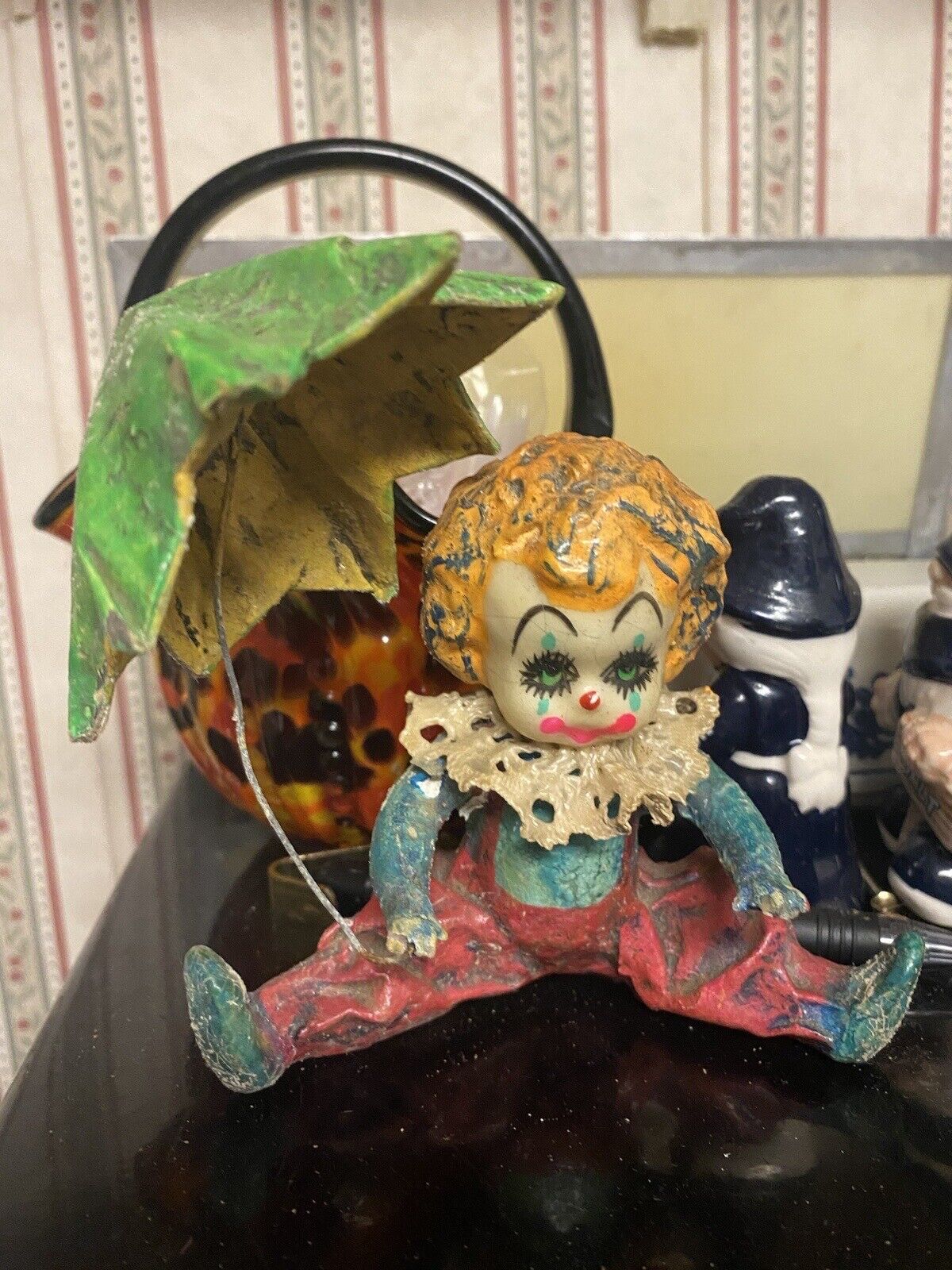 Retro Mid century Handmade Clown