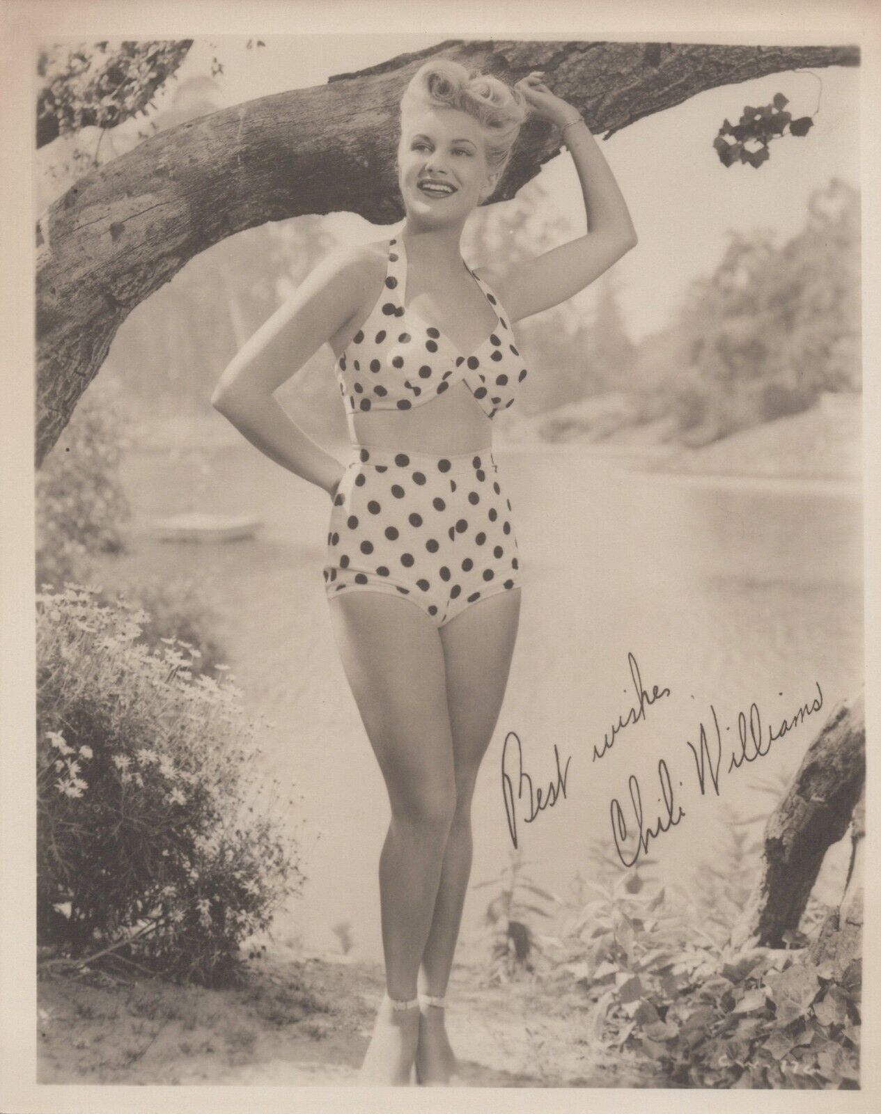 Chili Williams (1940s) ❤🎥 Leggy Cheesecake - Alluring Sensual Rare Photo K 245