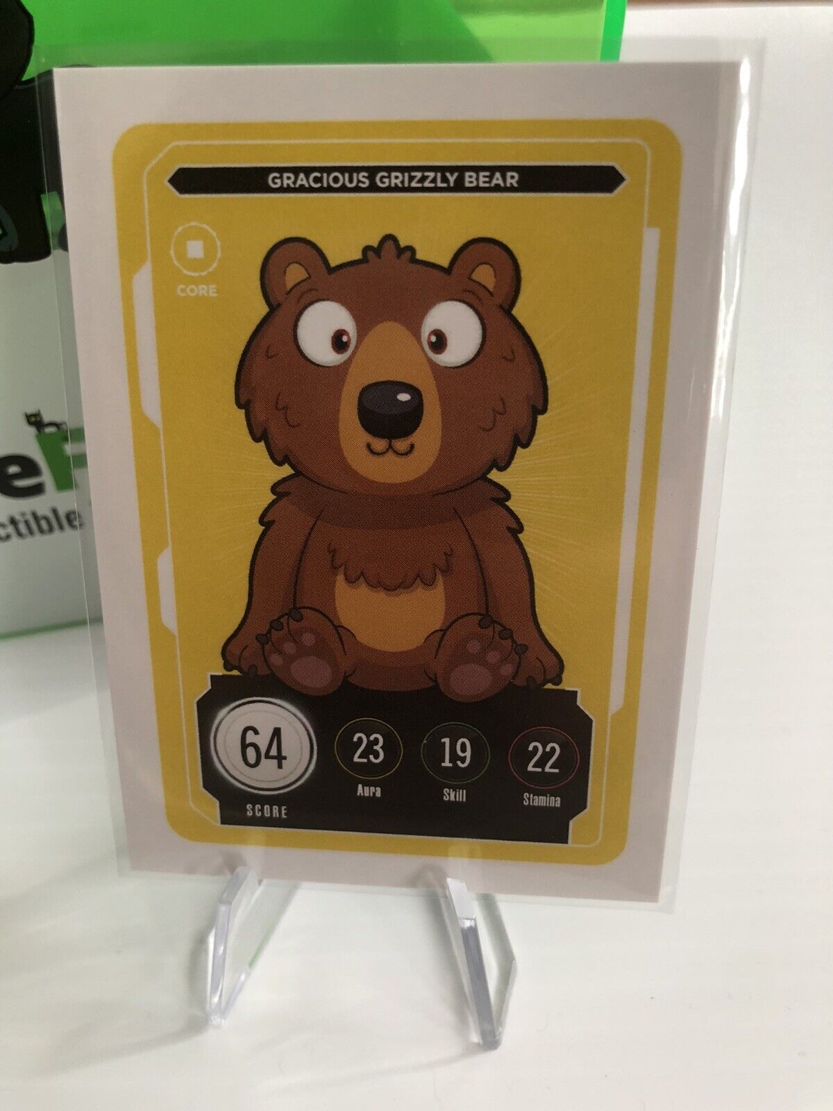 Gracious Grizzly Bear Core VeeFriends Compete & Collect ZeroCool Card Series 2
