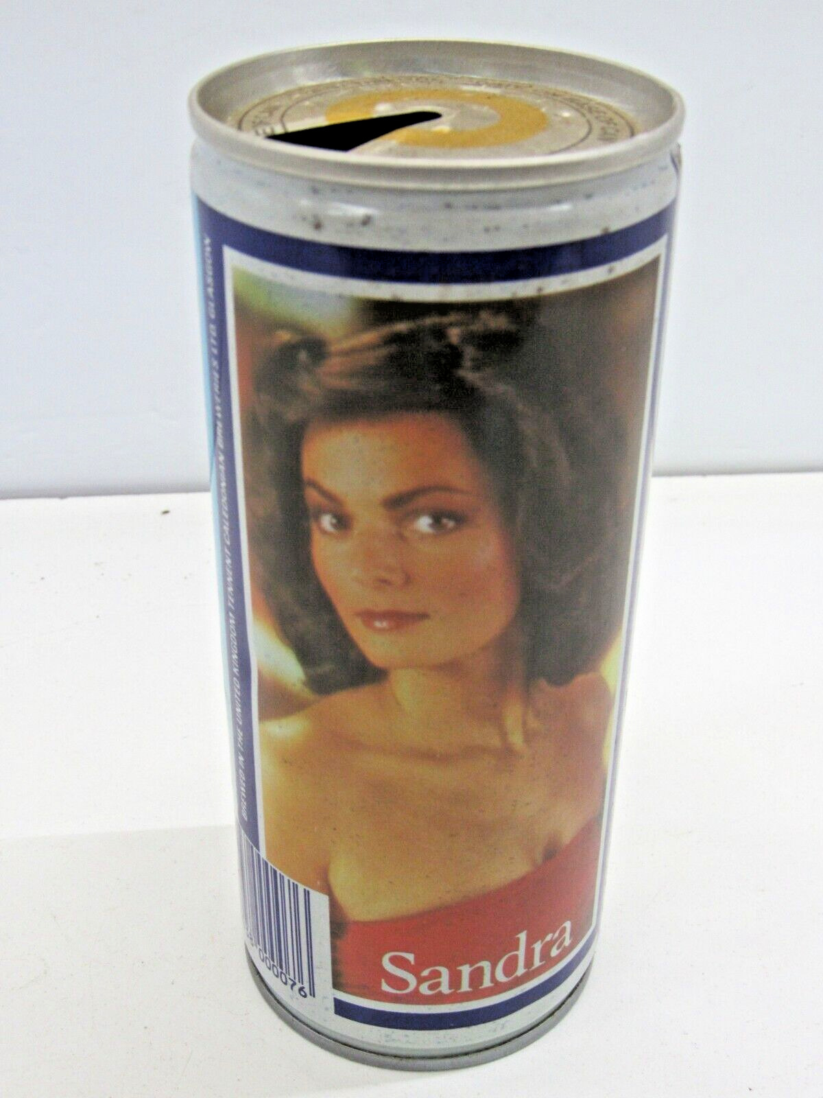 Vintage Tennent\'s Girls Larger Sandra  Beer Can Pull Tab #CN-17