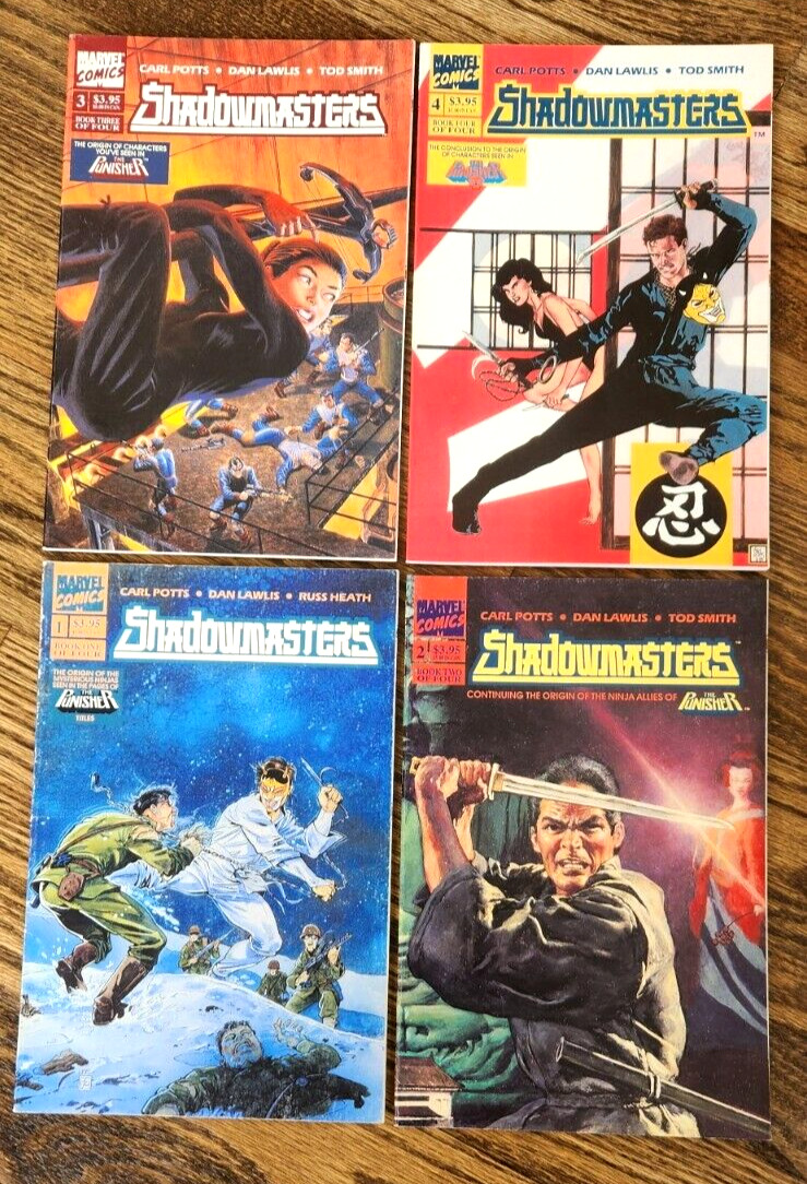 Shadowmasters# 1 - 4 Compete set of 4 issues (VF to VF/NM). 1989. 
