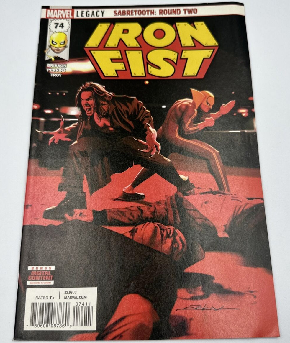 Marvel Comics Iron Fist #74 Legacy Sabretooth Round Two 2018