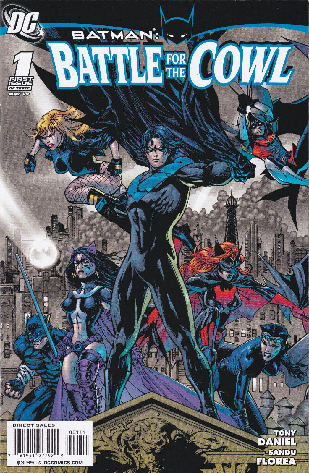 BATMAN BATTLE FOR THE COWL #1 (DC Comics 2009) -- High Grade