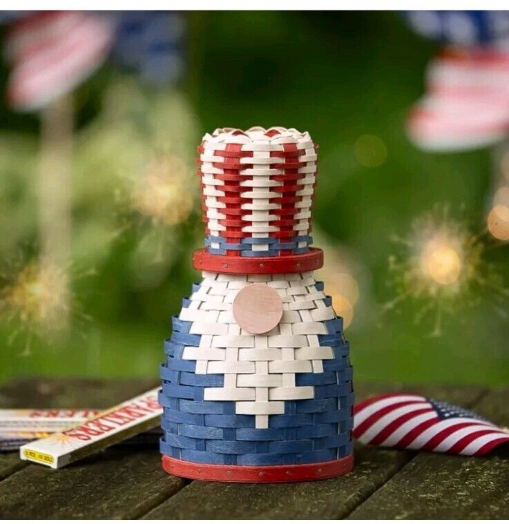 Dresden & Co UNCLE SAM Patriotic Gnome~by Longaberger Weavers SELLING JULY ONLY