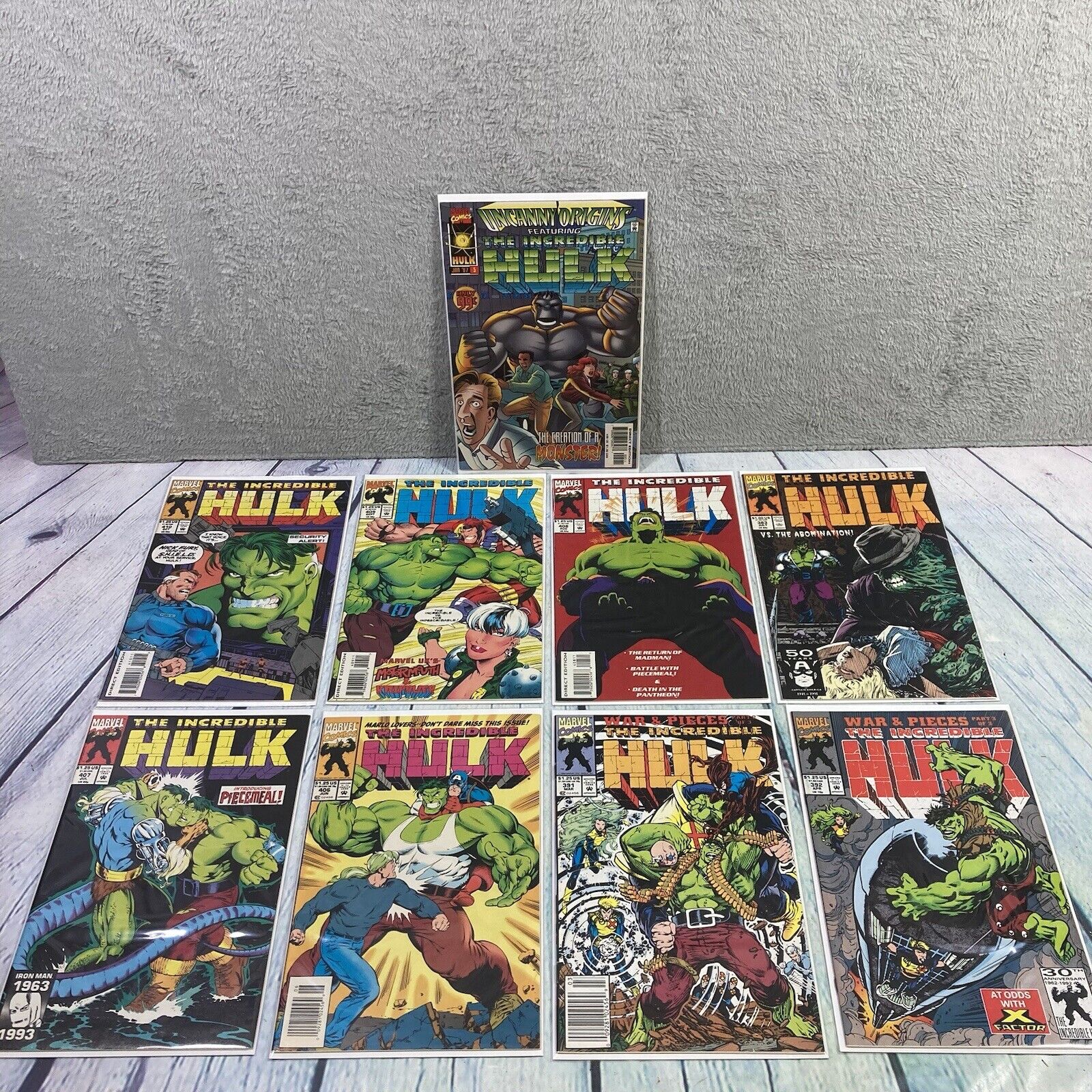 The Incredible Hulk Marvel Comics 1991-97 Lot of 9 Issues Boarded and Bagged