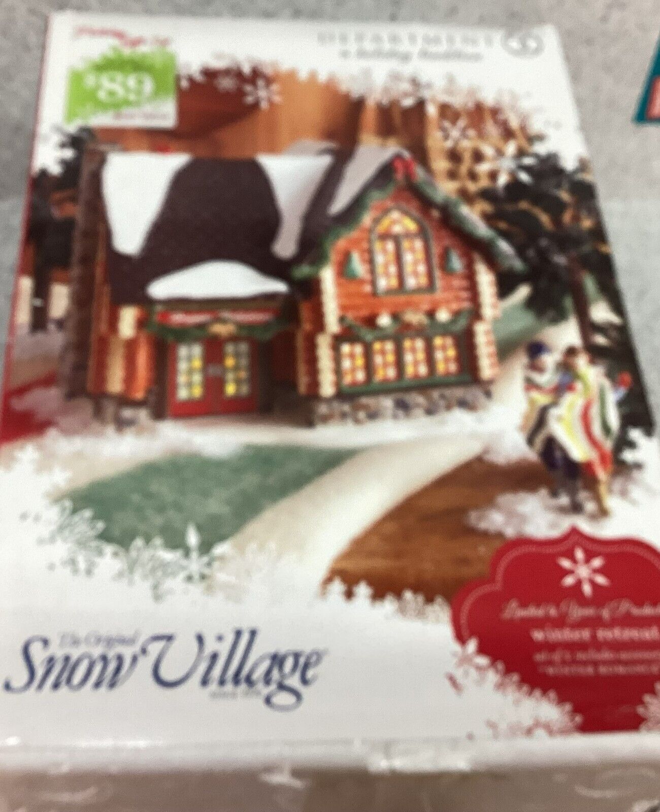 Dept 56 Snow Village Winter Retreat Winter Romance Gift Set #4023611 NIB