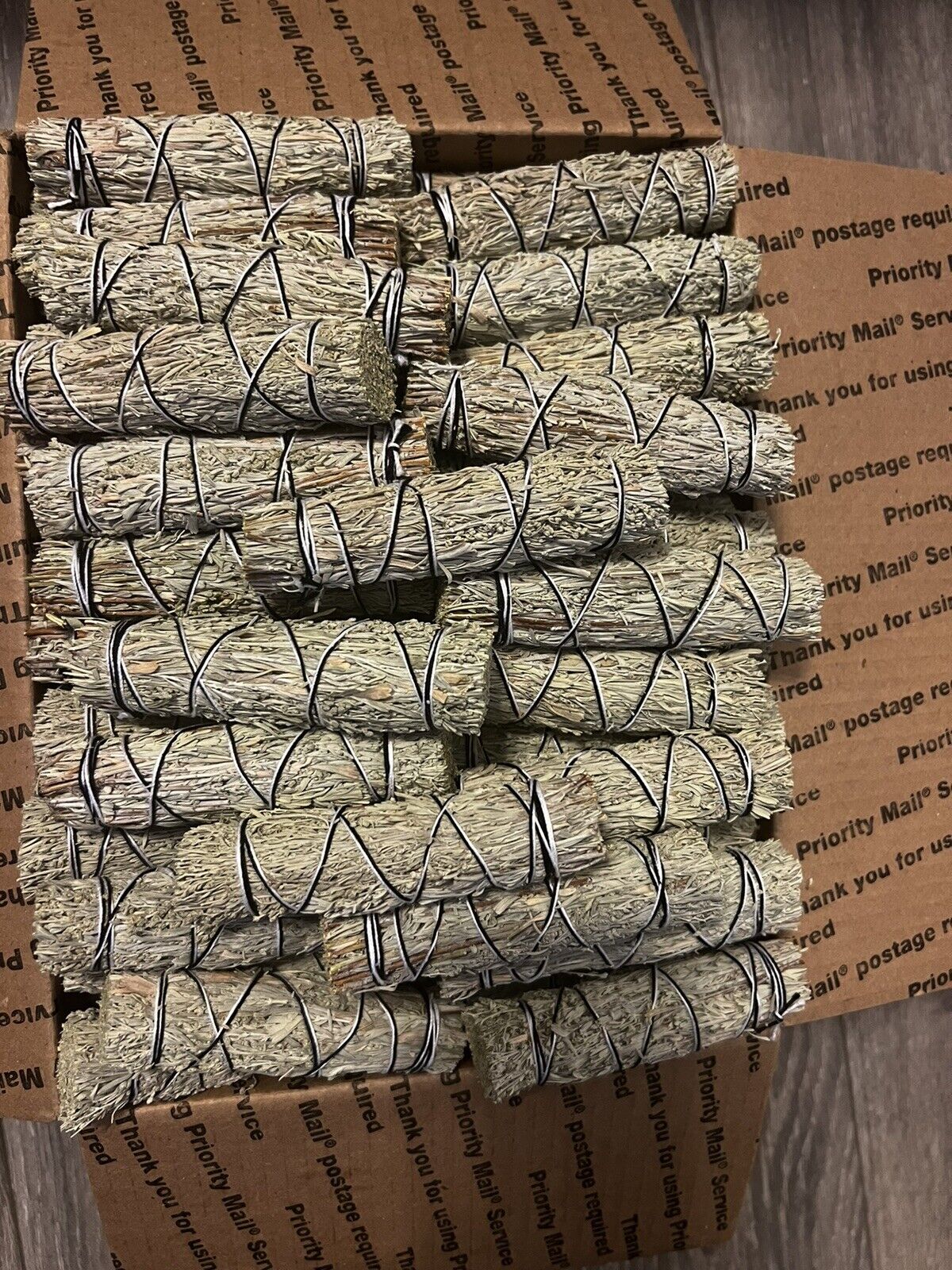 Shasta Sage Smudge Sticks Wands 4” Wholesale Bulk, 100 Pack for Cleansing