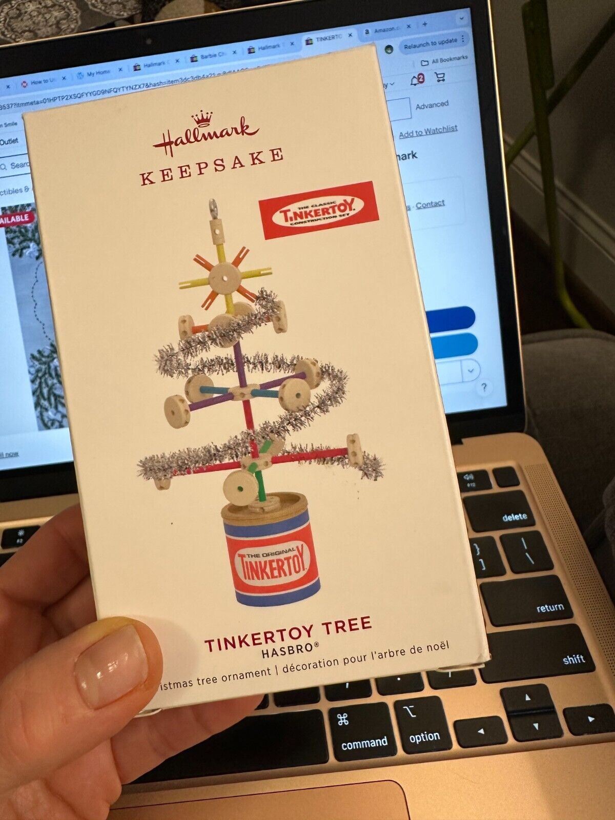 Hasbro TINKERTOY TREE 2019 Hallmark Ornament BRAND NEW