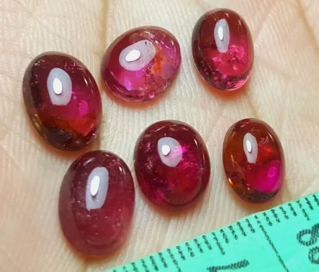14Carats Top Qty Beautiful Colour Rubellite Tourmaline Cabachon with Good luster