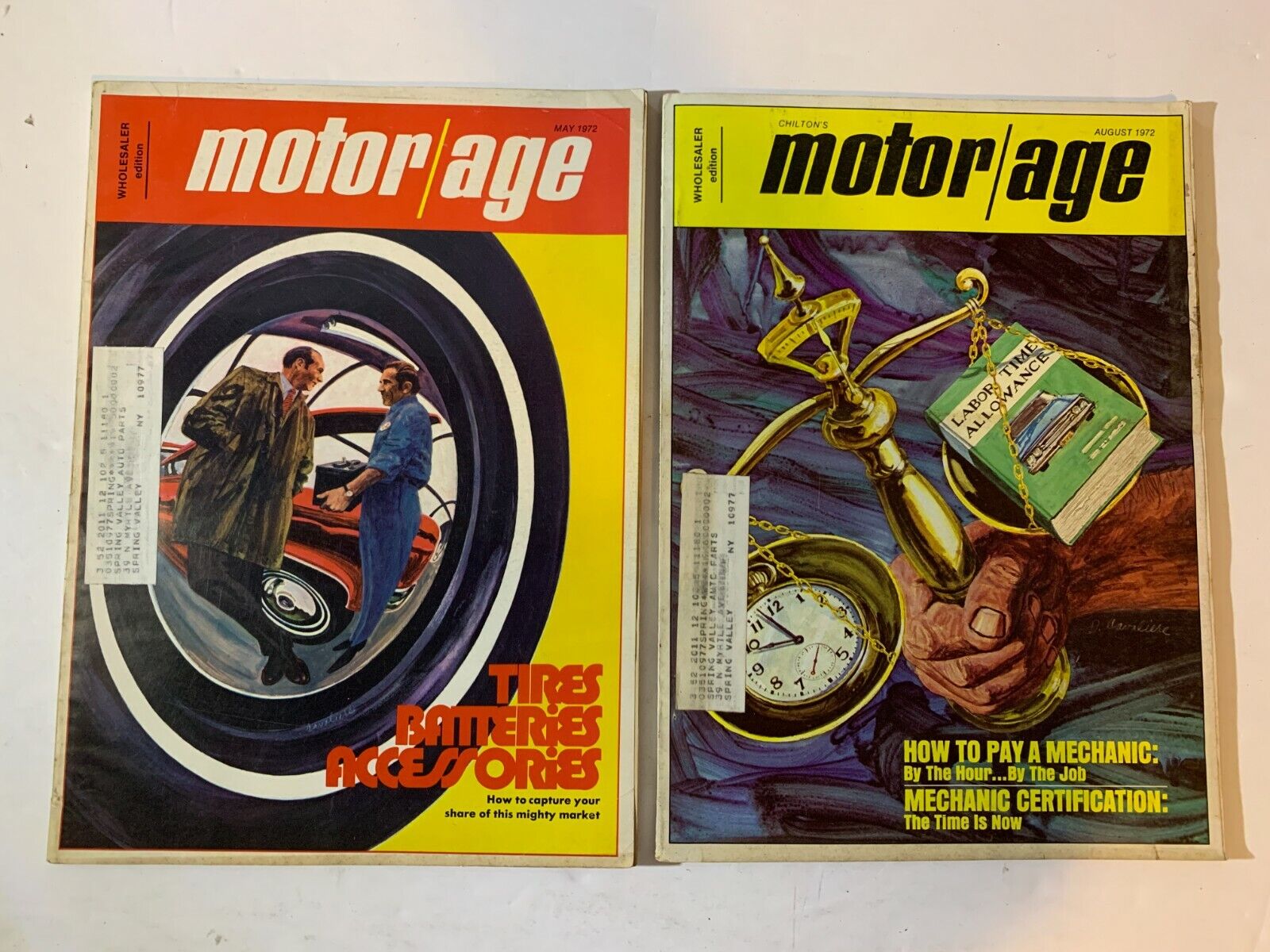 Chilton\'s Motor/Age Magazine May and August 1972 